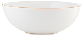 Salad bowl large orange apricot - Raynaud